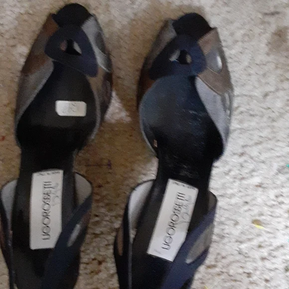 Ugo Rossetti | Shoes | Ugo Rossetti Vintage Rare Sling Back Heels 
